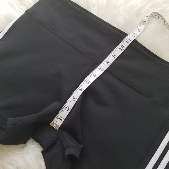 Adidas 3 Stripe Climalite Compression Shorts Black - Picture 7 of 8